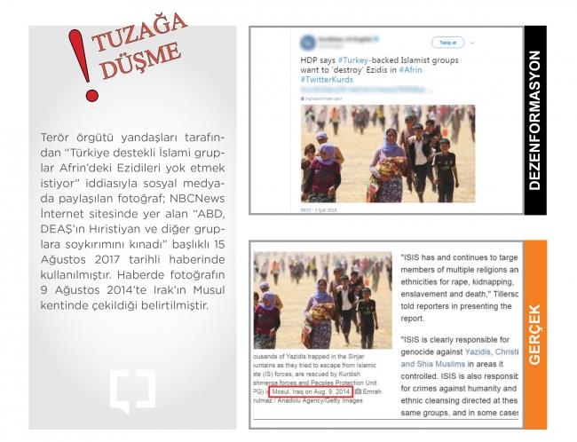 YPG/PKK'nın 'Afrin' yalanları tek tek deşifre edildi